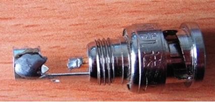 同軸電纜BNC接頭做法2 同軸電纜BNC接頭做法2